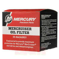 Filtre à huile Mercury-MerCruiser 35-866340K01 pour moteur marin