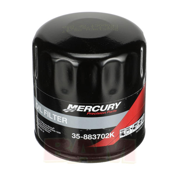 Filtre à huile Mercury 35-883702K pour moteurs MerCruiser V6 marins