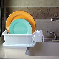 Camco Mini Dish Drying Rack for RV & Marine Sinks – Compact and Durable
