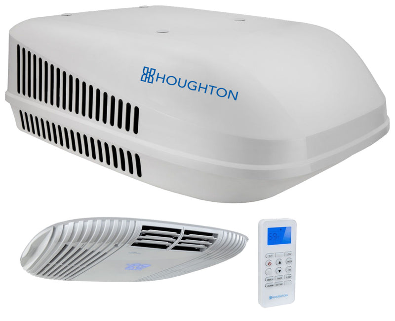 Climatisation 13,5K BTU Houghton - Unité Ductée Blanche, Télécommande Incluse