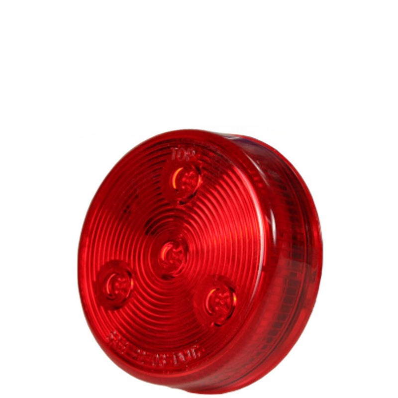 Lumière LED ronde rouge scellée 2" pour remorque