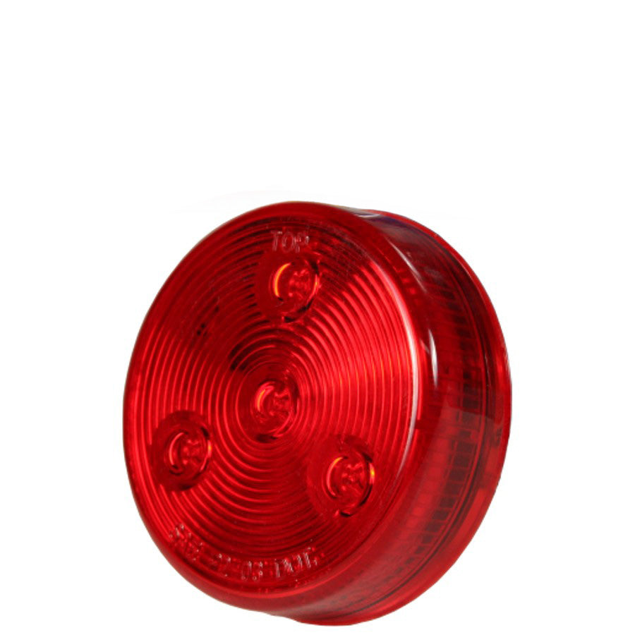 Lumière LED ronde rouge scellée 2 1/2" pour remorque