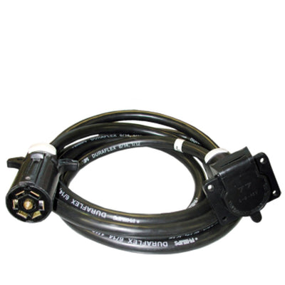 7-Wire Male-Female Trailer Extension Cable - 7 Feet