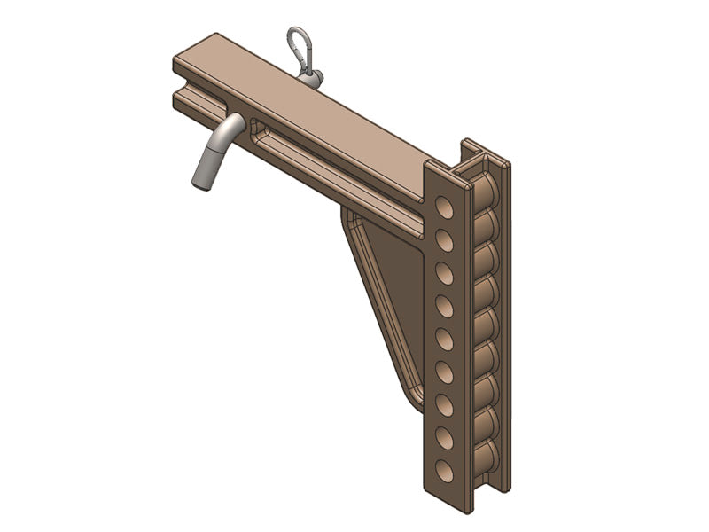Tige de répartition de poids SwayPro Blue Ox – 9 trous, capacité jusqu’à 15 000 lb