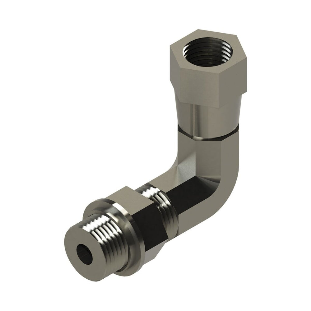 Raccord hydraulique coudé 90° 1/4" Lippert #6809-04-04 pour système de nivellement RV