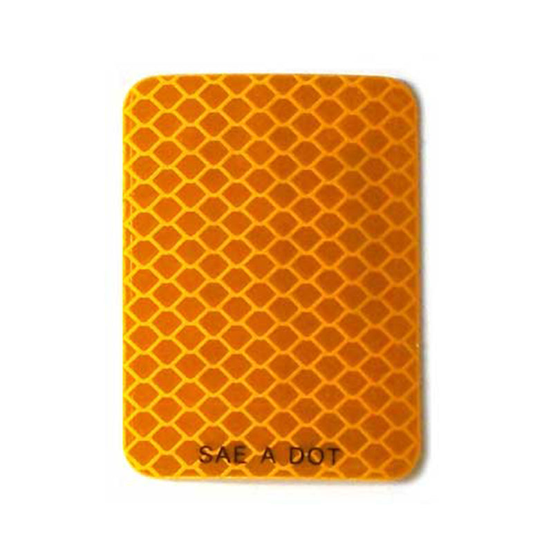 Ruban réfléchissant ambre 2" x 2 3/4" pour VR