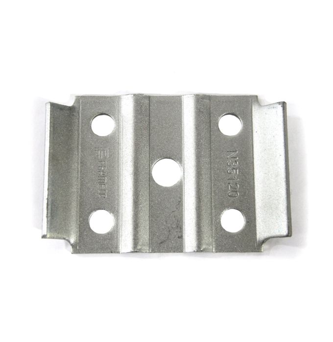 Plaque de fixation en zinc 2 3/8 po pour boulon en U 1/2 po – Suspension remorque 3500 lb