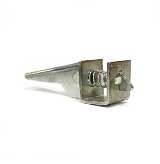 Loquet basculant en zinc avec serrure et cadenas – Code 3820