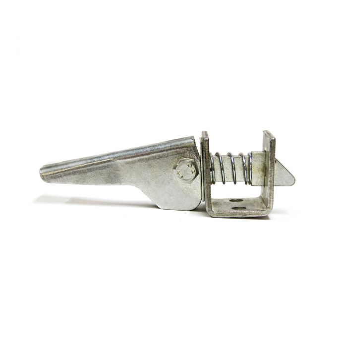 Loquet basculant en zinc avec serrure et cadenas – Code 3820