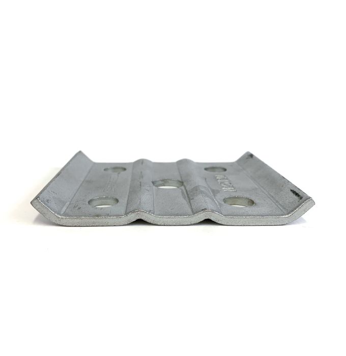 Plaque d’attache 2" en acier pour boulon en U 1/2" – Suspension remorque