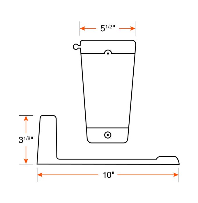 Caliber – Ensemble de Flex Glides Haute Profil 5 1/2" x 10" (8 pièces)