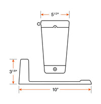 Caliber – Ensemble de Flex Glides Haute Profil 5 1/2" x 10" (8 pièces)