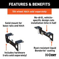 5th Wheel Mount System for Chevrolet 1500 2019-2021 / GMC Sierra