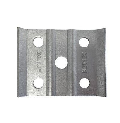 Plaque d’attache 2" en acier pour boulon en U 1/2" – Suspension remorque
