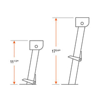 RAM Stabilizer Jack 1000 lbs Black - 6" Stroke SJ-100