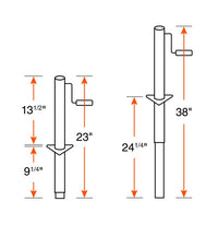 RAM 2K Trailer Jack with Side Crank – 2000 lb