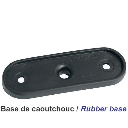 Base en caoutchouc pour lumière de remorque modèle 130 avant et arrière