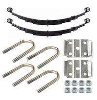 Double Eye Leaf Spring Suspension Kit 3000lbs for Trailers – 23 1/2” with Hardware Included