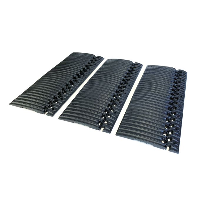 Kit de glissières CALIBER 9"x24" avec charnières HD – 72" total – Accessoire motoneige