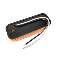 Feu de position LED ambre 4" x 1 1/2" – 2 diodes avec connecteur 2 fils