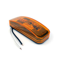 Feu de position LED ambre 4" x 1 1/2" – 2 diodes avec connecteur 2 fils