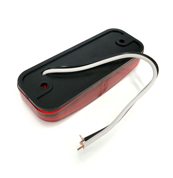 Lumière de position LED rouge 4" x 1 1/2" – 2 diodes | Remorque et VR