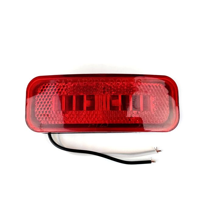 Lumière de position LED rouge 4" x 1 1/2" – 2 diodes | Remorque et VR