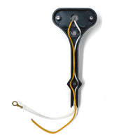 6" x 2 1/2" x 1" amber LED clearance light for left fender