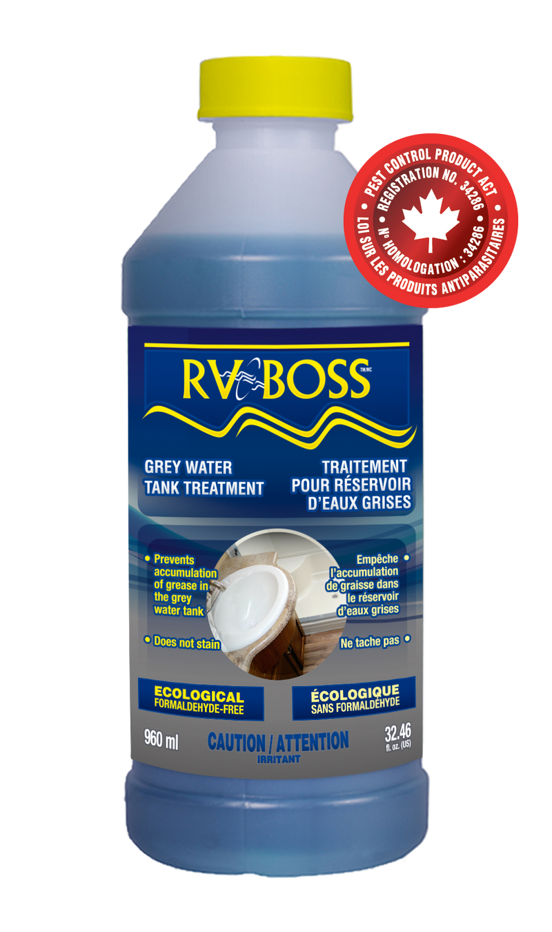 RV Boss Gray Water Tank Treatment 960ml - Eco-Friendly & Effective