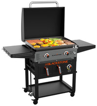 Gril à Air Chaud 28" avec Friteuse Électrique et Capot - 2 Brûleurs Blackstone