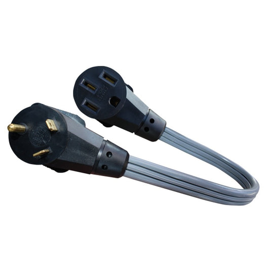 Adaptateur électrique Voltec 16-00570 30A mâle vers 50A femelle – 18 po pour VR et génératrice