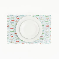 Set of 4 Flexible Vinyl Placemats - Easy to Clean