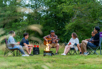 Foyer à Propane Outland Firebowl Deluxe 58 000 BTU – Foyer Portable Certifié CSA pour Activités de Plein Air, Flammes Propres et Sans Fumée