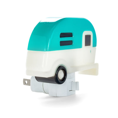 Blue Camper Retro Night Light - Life is Better at the Campsite