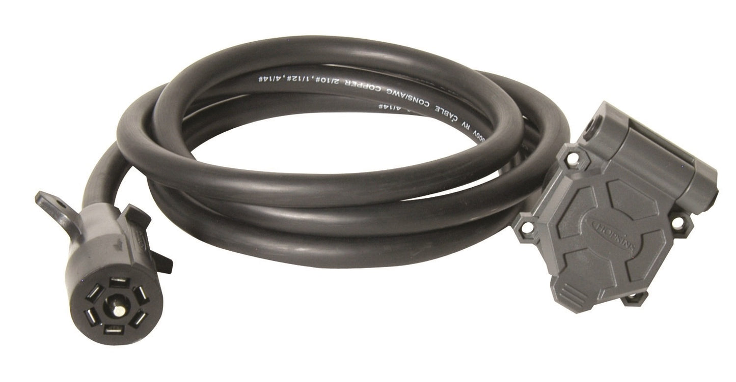 Extension 7 brins 8 pieds pour remorque