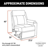 Siège Inclinable Gauche Thomas Payne Heritage pour VR – Norlina | Confort Cinéma Maison