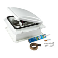 Ventilateur d'Évent de Toit pour VR Furrion® 14" - 12V, 4 Vitesses, Facile à Installer