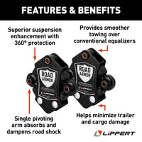Kit égaliseur de suspension Lippert Road Armor™ pour remorque tandem