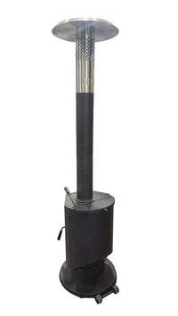 Chauffe-terrasse à granules noir 75 000 BTU – 18 lb