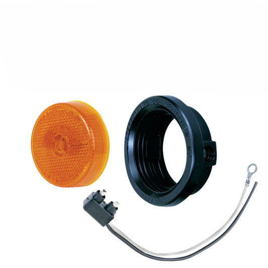 Ensemble lumière 2 1/2 jaune #219KA – Lumière latérale jaune pour remorque