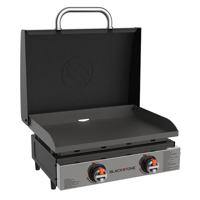 Plaque Chauffante Portative Omnivore 22″ en Acier Inoxydable – 21 000 BTU | Gril de Table pour Extérieur
