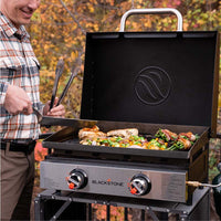 Plaque Chauffante Portative Omnivore 22″ en Acier Inoxydable – 21 000 BTU | Gril de Table pour Extérieur