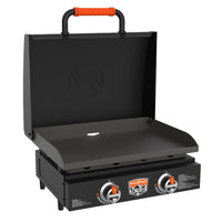 Plancha portative Blackstone 22 pouces avec couvercle – cuisson extérieure haute performance