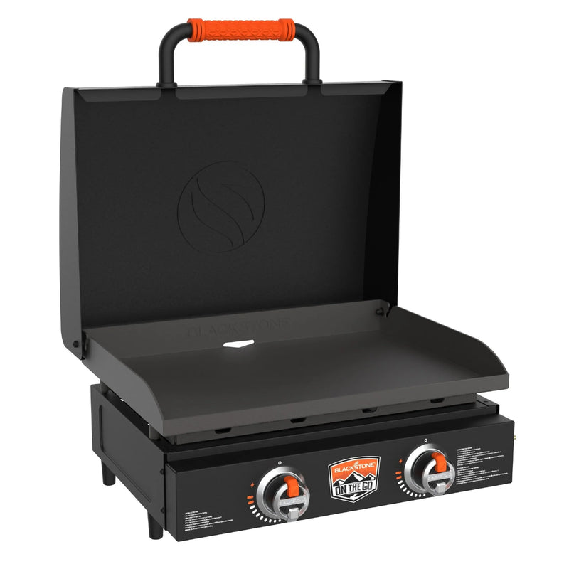 Plancha portative Blackstone 22 pouces avec couvercle – cuisson extérieure haute performance