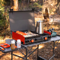 Gril de Camping Portable Blackstone 12" x 14" avec Brûleur Latéral