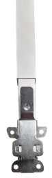 Pied de Table Ajustable et Pliant en Acier Inoxydable 26"-34"