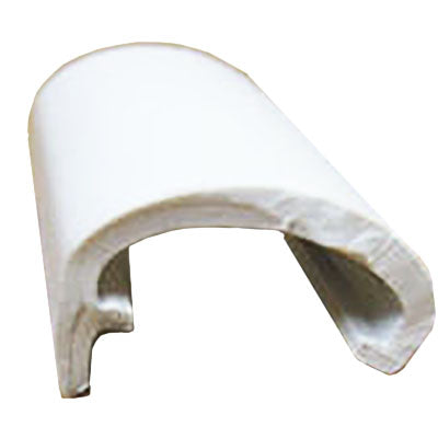 White Flexible Cover Trim with Leg – For RV Entry Doors – Sold by Foot