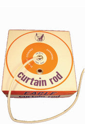 Fil de rideau recouvert de plastique - VENDU AU PIED