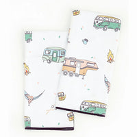 Set of Two Quick-Dry Waffle Microfiber Hand Towels