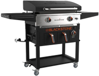 Gril à Air Chaud 28" avec Friteuse Électrique et Capot - 2 Brûleurs Blackstone